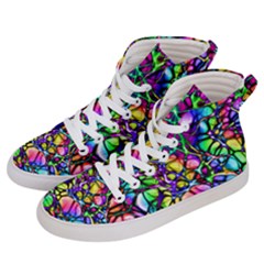 Network Nerves Nervous System Line Men s Hi-top Skate Sneakers