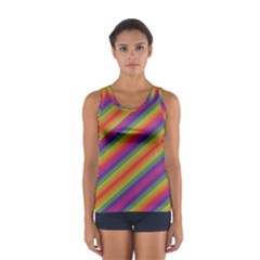 Spectrum Psychedelic Sport Tank Top  by BangZart