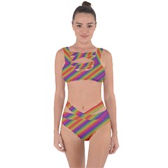 Spectrum Psychedelic Bandaged Up Bikini Set 