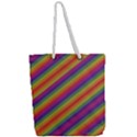 Spectrum Psychedelic Full Print Rope Handle Tote (Large) View2