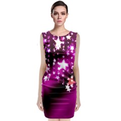 Background Christmas Star Advent Classic Sleeveless Midi Dress by BangZart