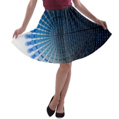 Data Computer Internet Online A-line Skater Skirt