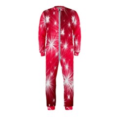 Christmas Star Advent Background Onepiece Jumpsuit (kids)