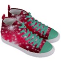 Christmas Star Advent Background Women s Mid-Top Canvas Sneakers View3
