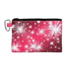 Christmas Star Advent Background Canvas Cosmetic Bag (medium)