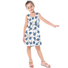 Blue Roses Kids  Sleeveless Dress