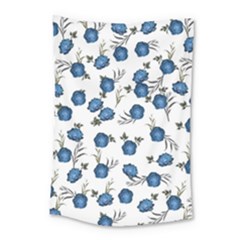 Blue Roses Small Tapestry