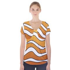 Nemo Short Sleeve Front Detail Top by jumpercat