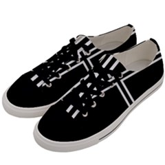 Kof Kyo Kusanagi Cross Men s Low Top Canvas Sneakers by jumpercat