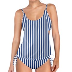 Blue Stripes Tankini Set by jumpercat