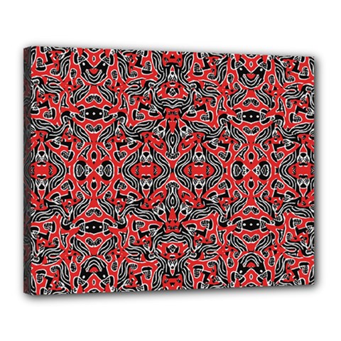 Exotic Intricate Modern Pattern Canvas 20  X 16 