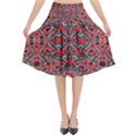 Exotic Intricate Modern Pattern Flared Midi Skirt View1