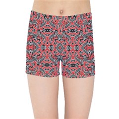 Exotic Intricate Modern Pattern Kids Sports Shorts by dflcprints