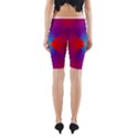 Geometric Blue Violet Red Gradient Yoga Cropped Leggings View2