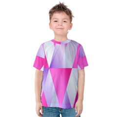 Gradient Geometric Shiny Light Kids  Cotton Tee