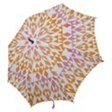 Geometric Abstract Orange Purple Hook Handle Umbrellas (Large) View2