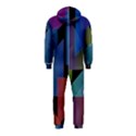 Triangle Gradient Abstract Geometry Hooded Jumpsuit (Kids) View2