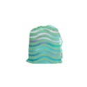 Abstract Digital Waves Background Drawstring Pouches (XS)  View1