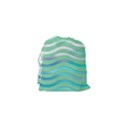 Abstract Digital Waves Background Drawstring Pouches (XS)  View2