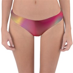 Colorful Colors Wave Gradient Reversible Hipster Bikini Bottoms