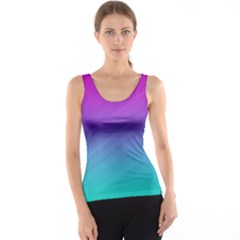 Background Pink Blue Gradient Tank Top