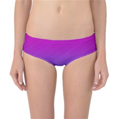 Background Pink Blue Gradient Classic Bikini Bottoms