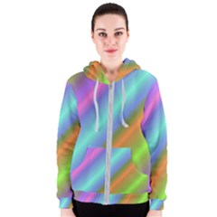 Background Course Abstract Pattern Women s Zipper Hoodie