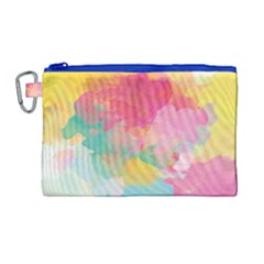 Watercolour Gradient Canvas Cosmetic Bag (large)