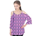 Pattern Pink Squares Square Texture Flutter Tees View1