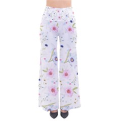 Floral Pattern Background Pants