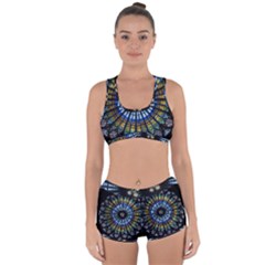 Rose Window Strasbourg Cathedral Racerback Boyleg Bikini Set by BangZart