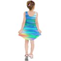 Wave Rainbow Bright Texture Kids  Sleeveless Dress View2