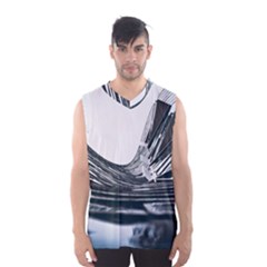 Architecture Modern Skyscraper Men s Basketball Tank Top