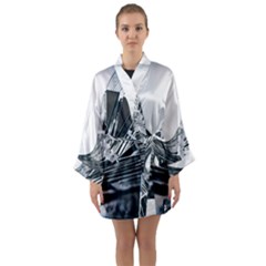 Architecture Modern Skyscraper Long Sleeve Kimono Robe