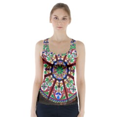 Church Window Window Rosette Racer Back Sports Top