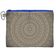 Background Mandala Canvas Cosmetic Bag (xxl)