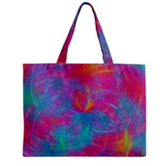 Abstract Fantastic Fractal Gradient Zipper Mini Tote Bag