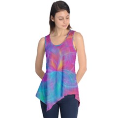 Abstract Fantastic Fractal Gradient Sleeveless Tunic