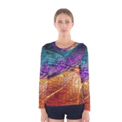 Graphics Imagination The Background Women s Long Sleeve Tee