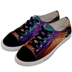 Graphics Imagination The Background Men s Low Top Canvas Sneakers by BangZart