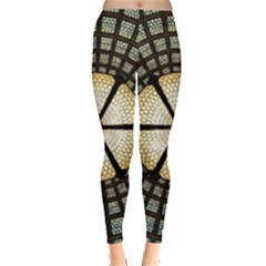Stained Glass Colorful Glass Leggings  by BangZart