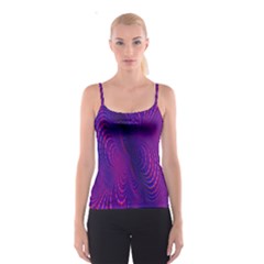Abstract Fantastic Fractal Gradient Spaghetti Strap Top