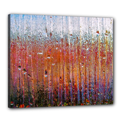 Glass Colorful Abstract Background Canvas 24  X 20  by BangZart