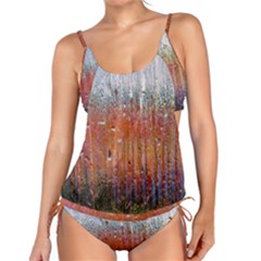 Glass Colorful Abstract Background Tankini Set by BangZart