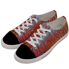 Glass Colorful Abstract Background Women s Low Top Canvas Sneakers