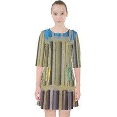 Pastels Cretaceous About Color Pocket Dress by BangZart