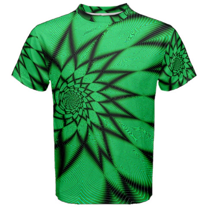 The Fourth Dimension Fractal Men s Cotton Tee