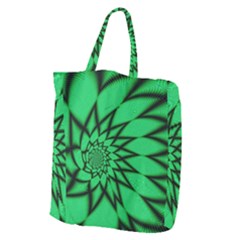 The Fourth Dimension Fractal Giant Grocery Zipper Tote