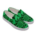 The Fourth Dimension Fractal Women s Canvas Slip Ons View3