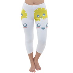 Cloud Cloudlet Sun Sky Milota Capri Winter Leggings 